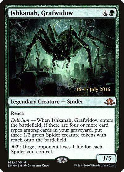 Ishkanah, Grafwidow card art