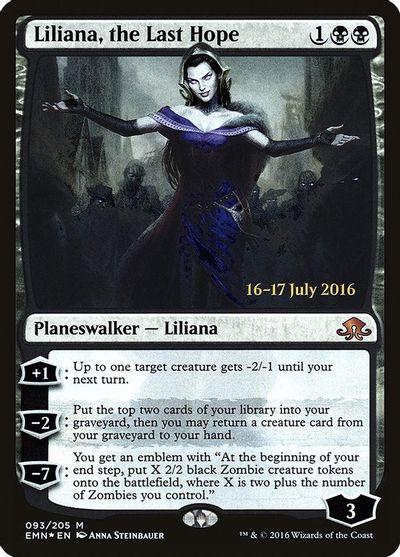 Liliana, the Last Hope card art