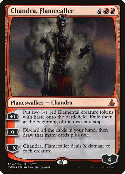 Chandra, Flamecaller (SDCC 2016 Exclusive) card art