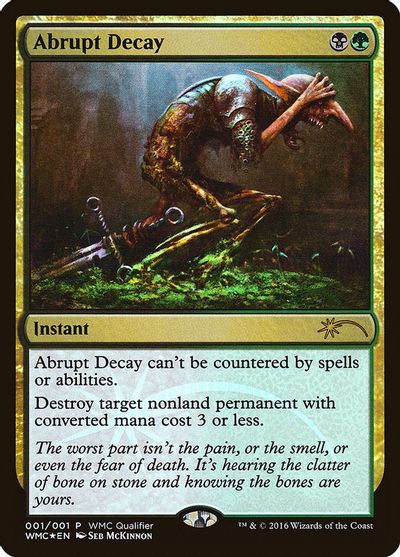 Abrupt Decay card art