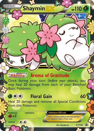 Shaymin EX card art