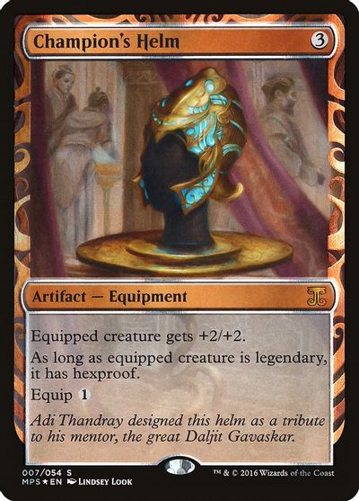 Champion's Helm card art