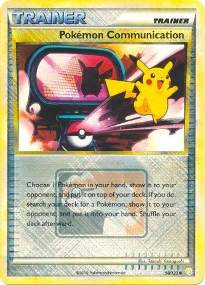 Pokemon Communication - 98/123 (League Promo) card art