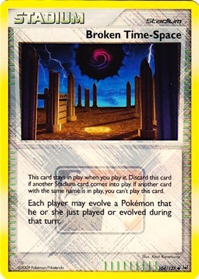 Broken Time-Space - 104/127 (League Promo) card art