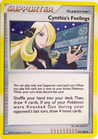 Cynthia's Feelings - 131/146 (Cosmos Holofoil) card art