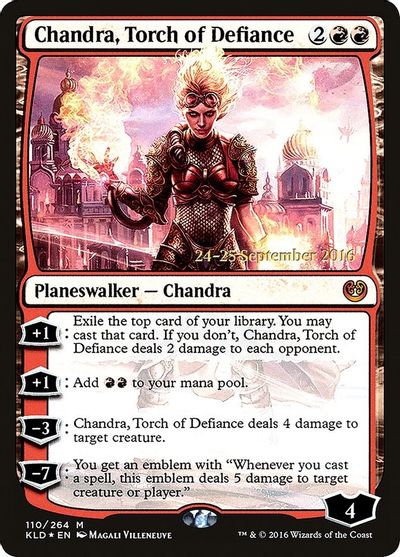 Chandra, Torch of Defiance card art