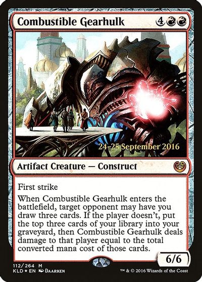 Combustible Gearhulk card art