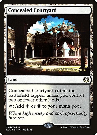 Concealed Courtyard (KLD) card art
