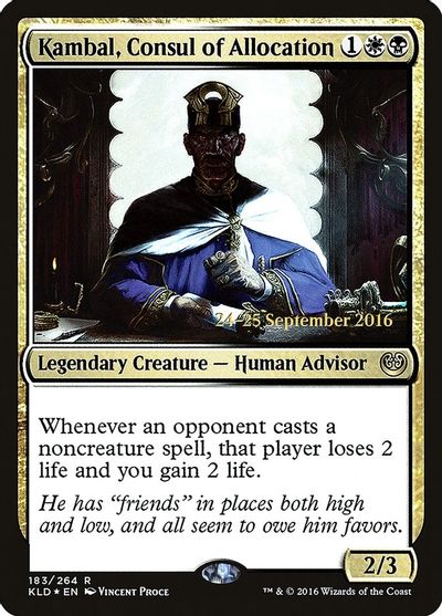 Kambal, Consul of Allocation card art