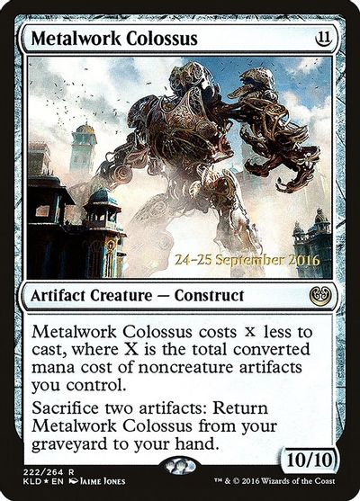 Metalwork Colossus card art