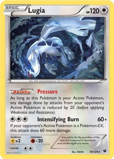 Lugia - 78/124 (XY Fates Collide) card art