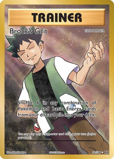 Brock's Grit (Full Art) card art