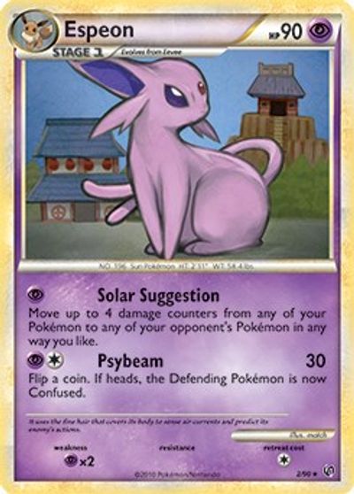 Espeon - 2/90 (HGSS Undaunted) card art