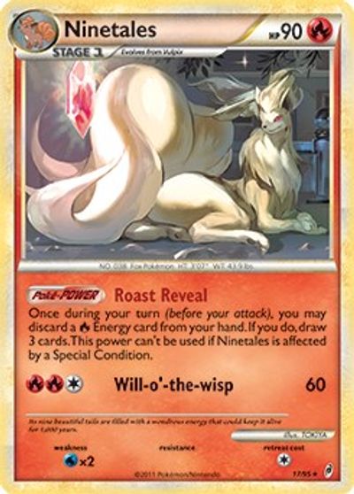Ninetales - 17/95 (Call of Legends) card art