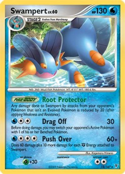 Swampert - 12/147 (DPPt Supreme Victors) card art