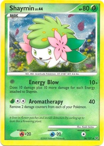 Shaymin - 38/127 (DPPt Platinum) card art