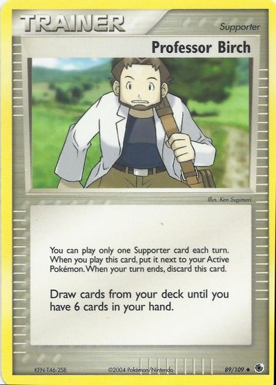Professor Birch card art