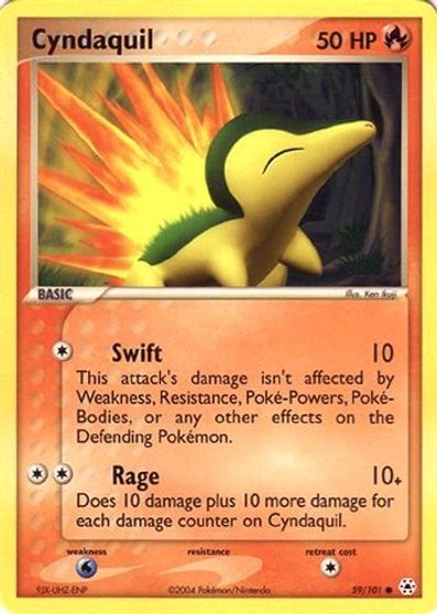 Cyndaquil card art