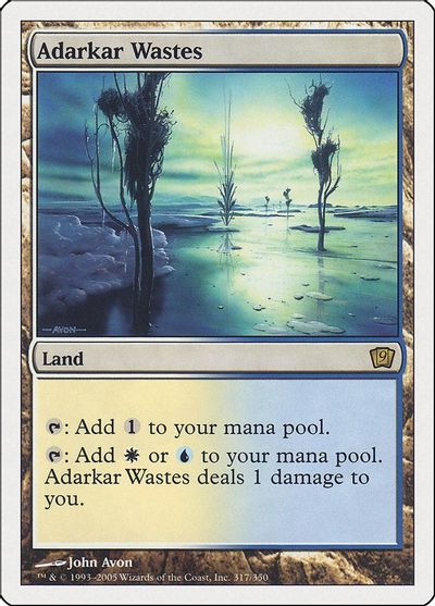 Adarkar Wastes card art