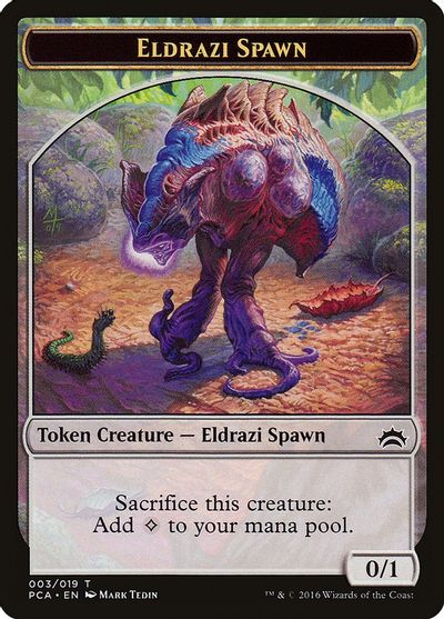 Eldrazi Spawn (003) // Eldrazi Double-Sided Token card art