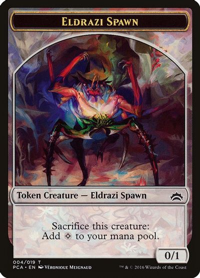 Eldrazi Spawn (004) // Eldrazi Double-Sided Token card art