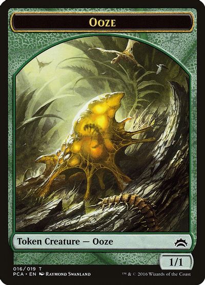 Ooze (016) // Ooze (017) Double-Sided Token card art