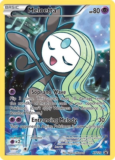 Meloetta - XY120 card art