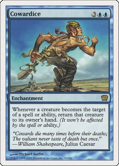 Cowardice card art