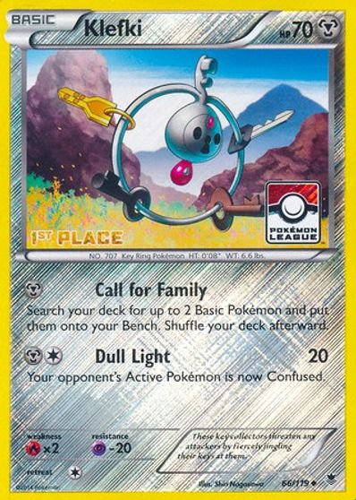 Klefki - 66/119 (Pokemon League) [1st Place] card art