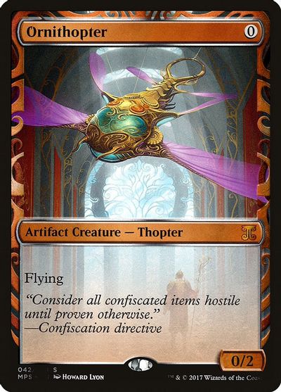 Ornithopter card art