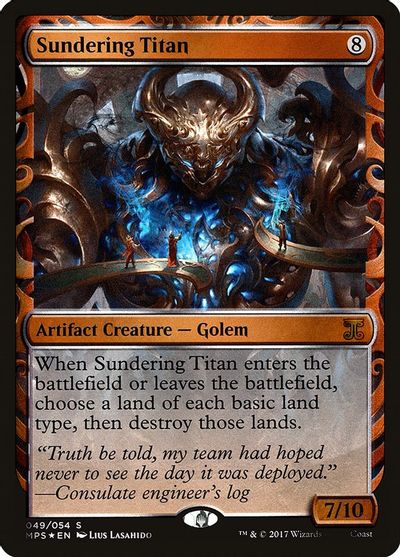 Sundering Titan card art