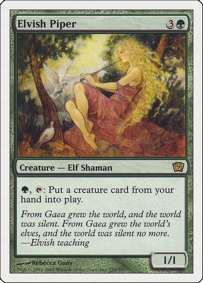 Elvish Piper card art