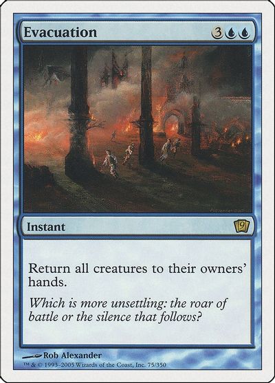 Evacuation card art