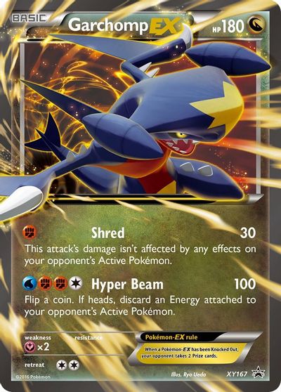 Garchomp EX - XY167 card art