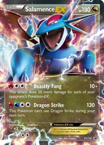 Salamence EX - XY170 card art