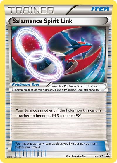 Salamence Spirit Link card art