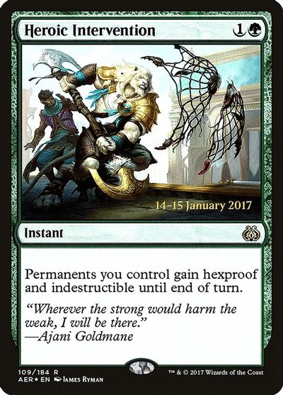 Heroic Intervention (AER) card art