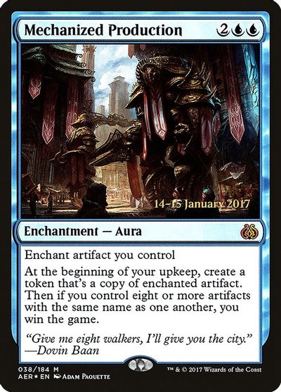 Mechanized Production card art