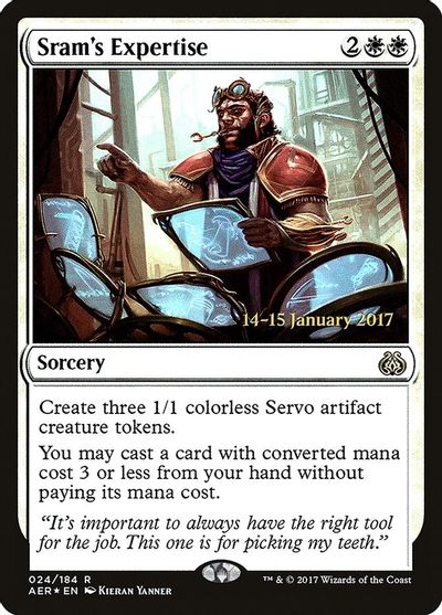 Sram's Expertise card art