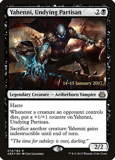Yahenni, Undying Partisan card art