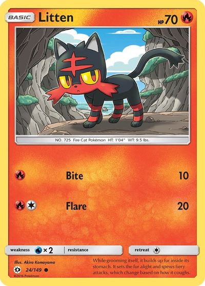 Litten card art