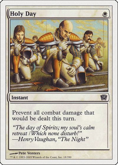 Holy Day card art