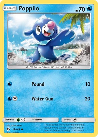 Popplio card art