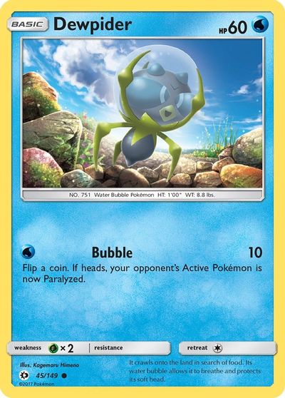 Dewpider card art