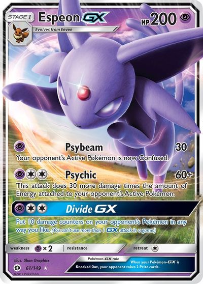 Espeon GX card art