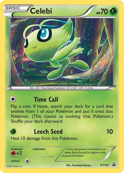 Celebi - XY187 card art
