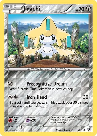Jirachi - XY195 card art