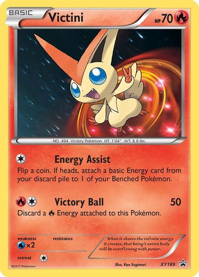Victini - XY189 card art