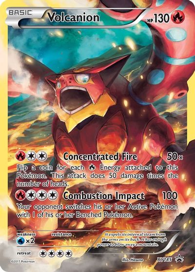 Volcanion - XY185 card art