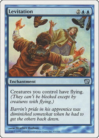 Levitation card art